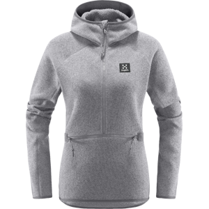 Haglöfs Women's Risberg 1/2 Zip Concrete L, Concrete