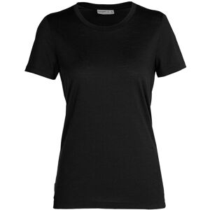 Icebreaker Women's Merino Tech Lite II Short Sleeve T-Shirt Black XS, BLACK