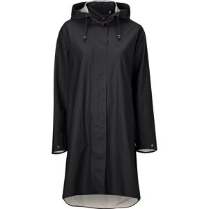 Ilse Jacobsen Women's Raincoat Detachable Hood Black 36, Black