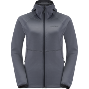 Jack Wolfskin Women's Kolbenberg Hooded Full Zip Dolphin XL, Dolphin