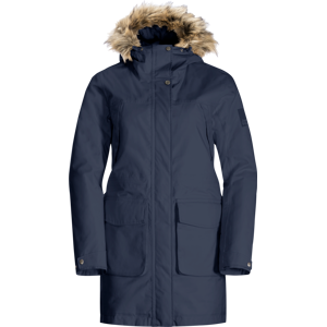 Jack Wolfskin Women's Winterfrost Insulated Parka Night Blue M, Night Blue