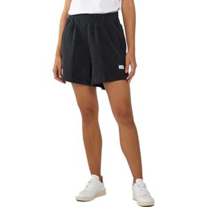 Knowledge Cotton Apparel Women's Terry Elastic Waist Shorts  Black Jet S, Black Jet