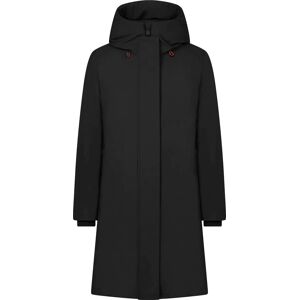 Save the Duck Women's Long Hooded Parka Sienna Black M/L, Black