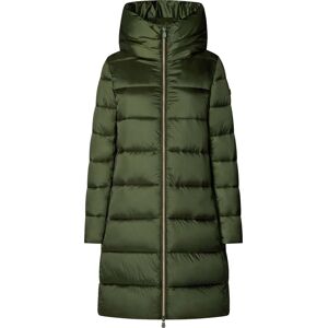Save the Duck Women's Animal Free Hooded Puffer Jacket Lysa Pine Green L, Pine Green