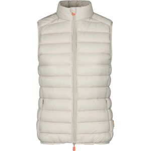 Save the Duck Women's quilted Gilet Charlotte Rainy Beige L, Rainy Beige