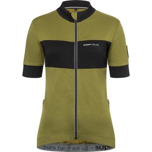 super.natural Women's Grava Jersey Avocado/Jet Black XS, Avocado/Jet Black