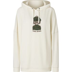 super.natural Women's Snow Cat Hoodie Fresh White/Various XS, Fresh White/Various