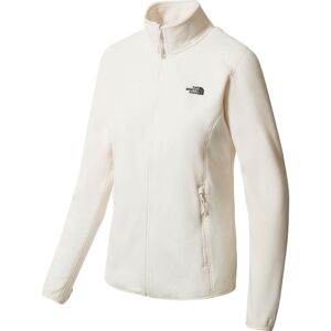 The North Face Women's 100 Glacier Full-Zip Gardenia White XS, Gardenia White