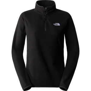 The North Face Women's 100 Glacier 1/4 Zip TNF Black M, TNF BLACK