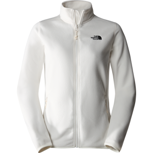 The North Face Women's 100 Glacier Full-Zip Fleece Gardenia White L, GARDENIA WHITE