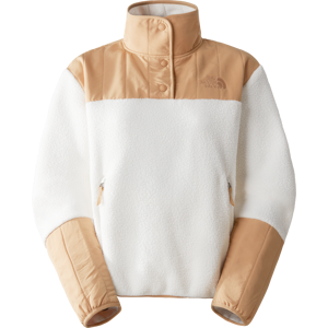 The North Face Women's Cragmont 1/4 Neck Fleece Gardenia White/Almond Butter L, GARDENIAWHITE/ALMONDBTR