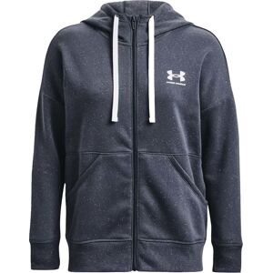 Under Armour Women's Rival Fleece FZ Hoodie Downpour Gray XS, Downpour Gray