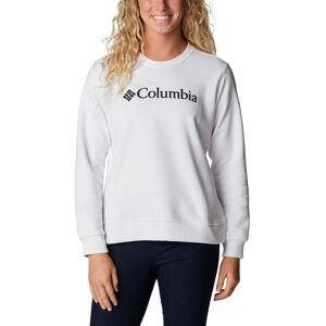 Columbia Logo Sweatshirt Damer Tøj Hvid Xl