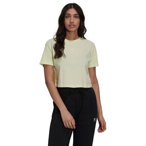 Adidas Tennis Luxe Cropped Tshirt Damer Tøj Gul 32