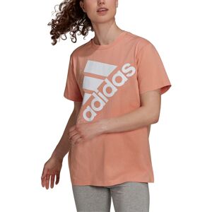 Adidas Brand Love Slanted Logo Boyfriend Tshirt Damer Tøj Pink S