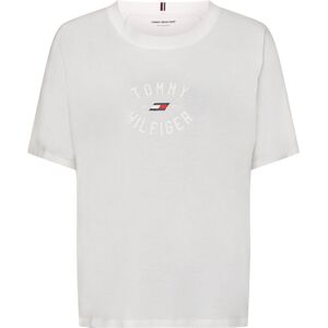 Tommy Hilfiger Sport Relaxed Fit Graphic Tshirt Damer Tøj Hvid L