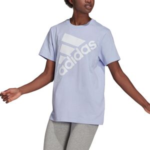 Adidas Brand Love Slanted Logo Boyfriend Tshirt Damer Spar2540 Blå Xs