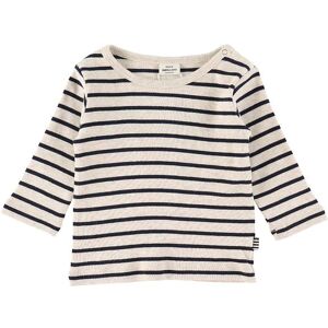 Mads Nørgaard Bluse - Tobinino - Navy/nature Melange - Mads Nørgaard - 56 - Bluse