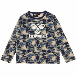 Hummel Bluse - Hmlsteen - Vetiver Camouflage M. Logo - Hummel - 1 År (80) - Bluse