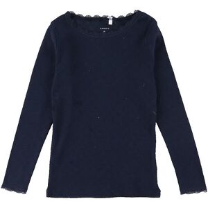 Name It Bluse - Noos - Rib - Nkflitte - Dark Sapphire - Name It - 11-12 År (146-152) - Bluse