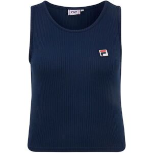 Fila Top - Cropped - Rib - Navy - Fila - 18-20 År - T-Shirt