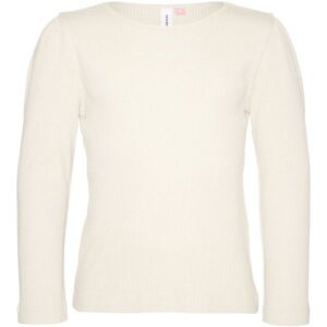 Vero Moda Girl Bluse - Noos - Rib - Vmlavender - Snow White - Vero Moda Girl - 7-8 År (122-128) - Bluse