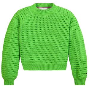 Tommy Hilfiger Bluse - Strik - Crochet - Spring Lime - Tommy Hilfiger - 12 År (152) - Bluse