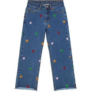 The New Jeans - Tndania Star Wide - Medium Blue M. Stjerner - The New - 13-14 År (158-164) - Jeans