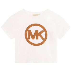 Michael Kors T-Shirt - Cropped - Off White M. Brun - Michael Kors - 8 År (128) - T-Shirt