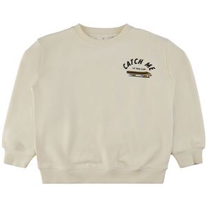 The New Sweatshirt - Tnholden - White Swan M. Pizza - The New - 7-8 År (122-128) - Sweatshirt