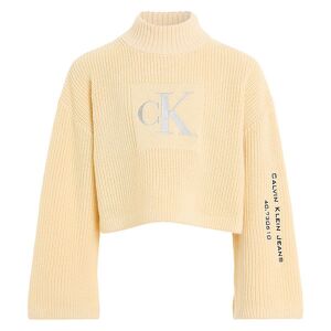 Klein Bluse - Cropped - Strik - Vanilla M. Sølv - Calvin Klein - 8 År (128) - Bluse