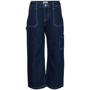 Vero Moda Girl Jeans - Cargo - Vmamber - Dark Blue Denim - Vero Moda Girl - 12 År (152) - Jeans