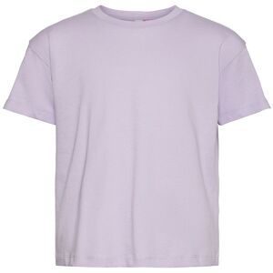 Vero Moda Girl T-Shirt - Vmsparky - Pastel Lilac/black Print - Vero Moda Girl - 7-8 År (122-128) - T-Shirt