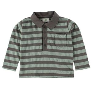 En Fant Polo Bluse - Mint/gråstribet M. Lomme - En Fant - 62 - Bluse