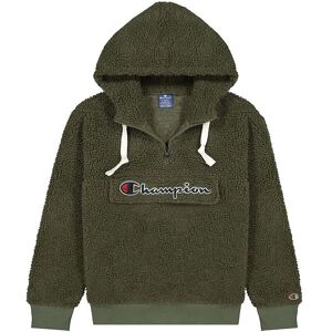 Champion Fashion Hættetrøje - Plys - Half Zip-Up - Grøn - Champion - 16-18 År (176-188) - Hættetrøje