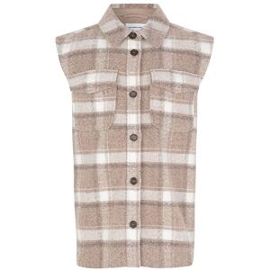 Designers Remix Vest - Uld/polyester - G Jayden - Beige Check - Designers Remix - 16 År (176) - Vest