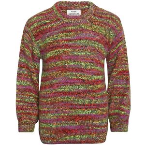 Mads Nørgaard Bluse - Akryl/uld - Kollina - Multi Neon Orange - Mads Nørgaard - 14 År (164) - Bluse