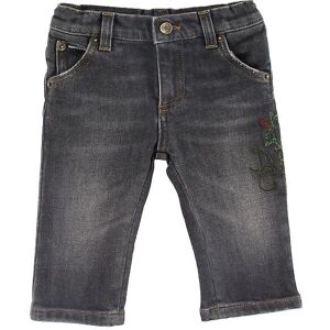 Dolce & Gabbana Jeans - Antracit M. Broderi - Dolce & Gabbana - 18-24 Mdr - Jeans