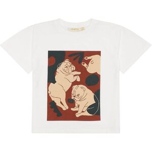 Soft Gallery T-Shirt - Asger - Snow White M. Hunde - Soft Gallery - 5 År (110) - T-Shirt