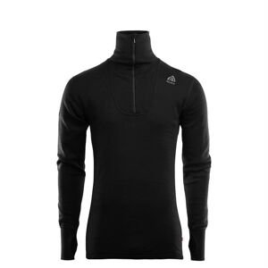 Aclima DoubleWool Polo Mens, Jet Black / Marengo L