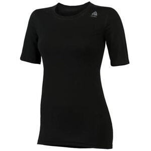 Aclima LightWool T-Shirt Classic Womens, Jet Black