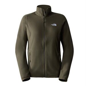 The North Face Womens 100 Glacier FZ, New Taupe Green XS