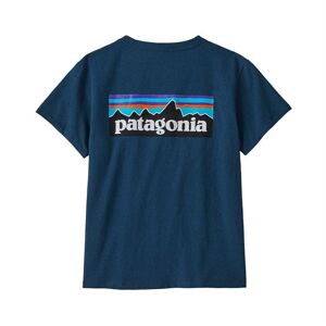 Patagonia Womens P-6 Logo Responsibili-Tee, Tidepool Blue L