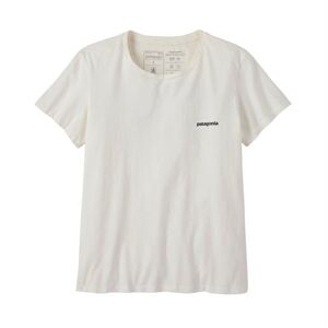 Patagonia Womens P-6 Mission Organic T-Shirt, Birch White