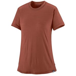 Patagonia Womens Cap Cool Merino Blend Shirt, Burl Red M