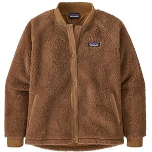 Patagonia Womens Recycled Sherpa Bomber Jacket, Nest Brown