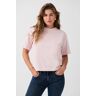 Gina Tricot - Basic tee - 3 for 2 udvalgt basistøj- Pink - XL - Female  Female Pink