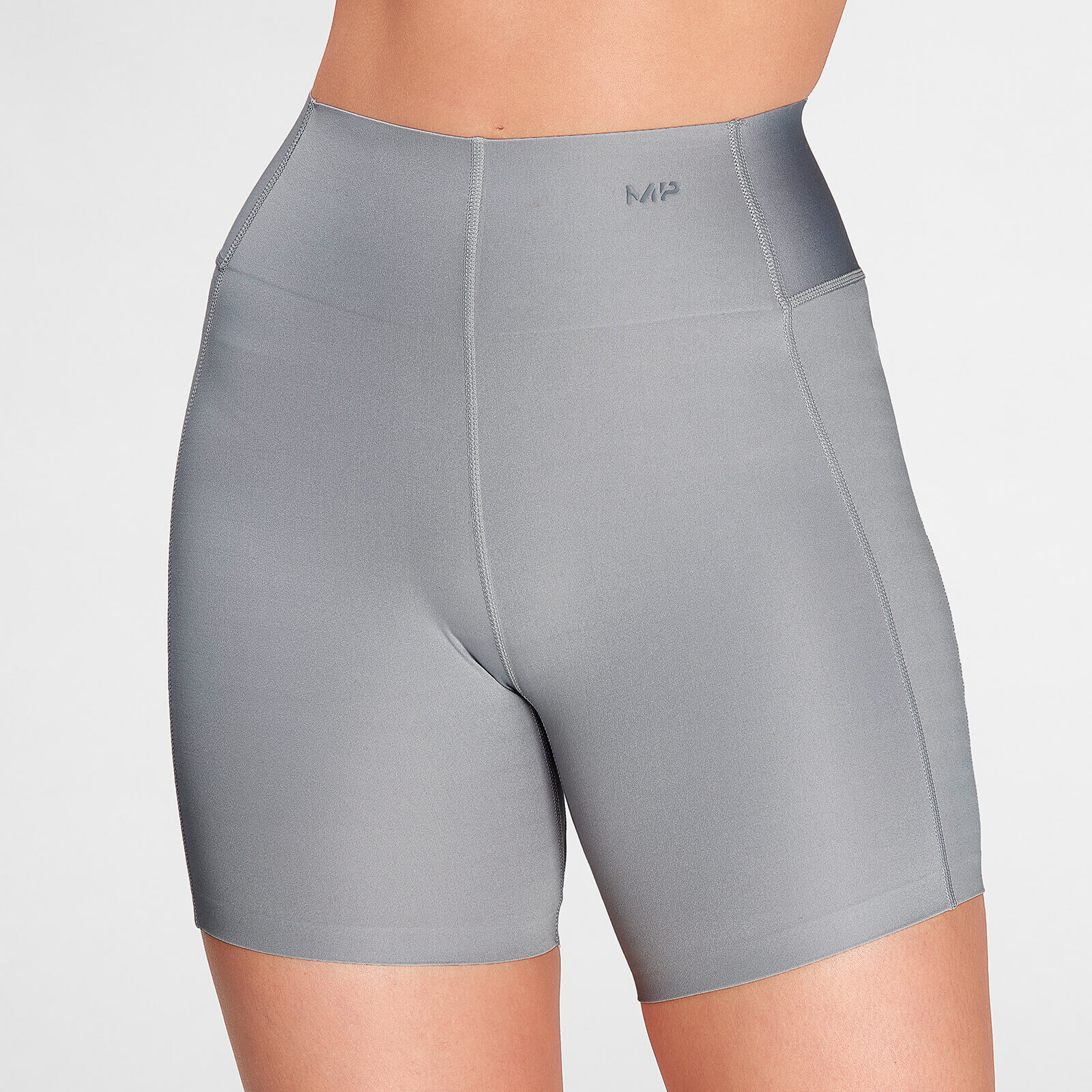 MP Women's Composure Cycling Shorts- Thunder Grey - XXS