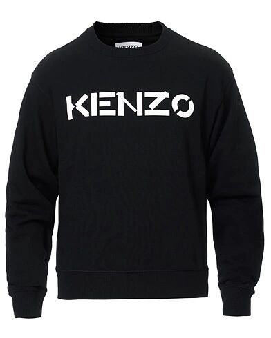 Kenzo Logo Crew Neck Sweatshirt Black men L Sort