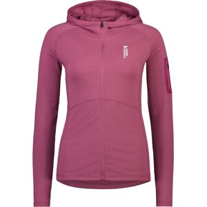 MONS ROYALE WMN ASCEND FULL ZIP HOOD BERRY L